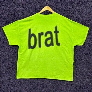 CharliXCX Brat Logo Album Cover T-shirt size extra large